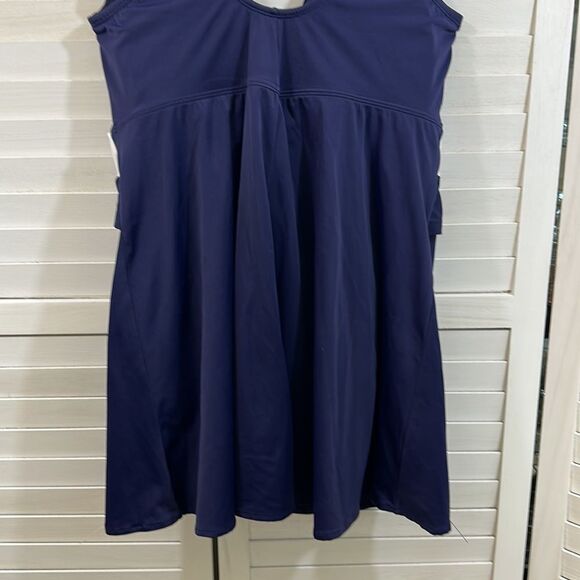 Robby Len Swimdress Size 20W Navy Blue & White EUC - Picture 8 of 15